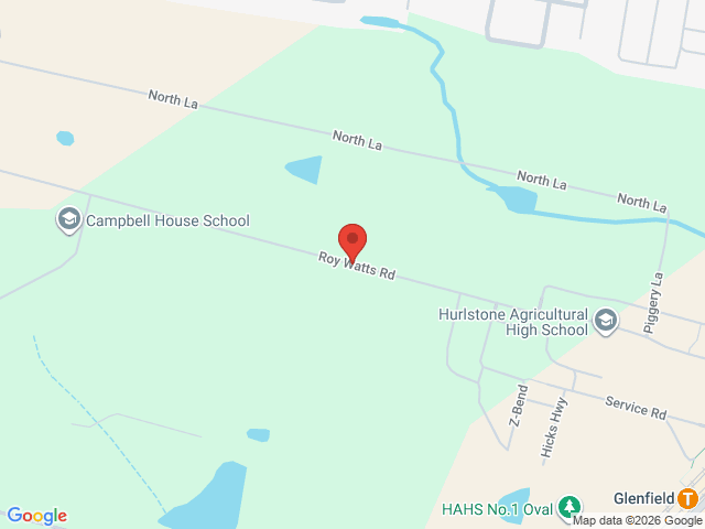 Map showing event location
